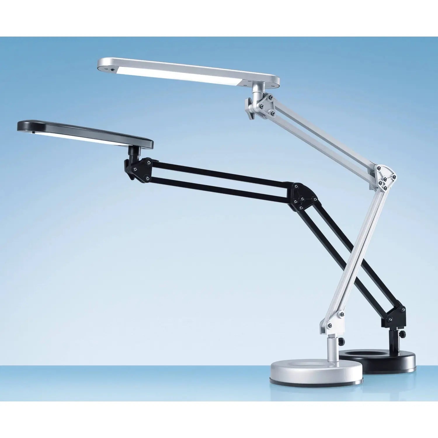 B-Ware Hansa Schreibtischleuchte Lampe Led Schwarz Aluminium Verstellbar 5000 K 6 W 60cm