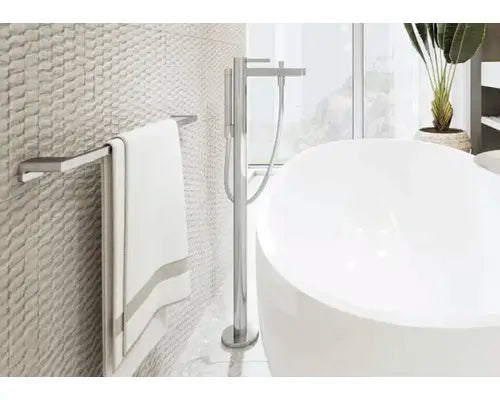B-Ware Hansgrohe Badetuchhalter Handtuchstange Add Storis Chrom Glänzend Wandmontage - 4059625296202