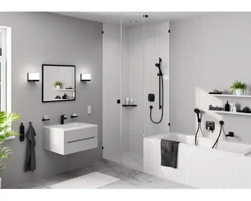 B-Ware Hansgrohe Wandanschlussbogen Anschlussbogen Fix Fit Armatur Schlauch Mattschwarz - 4059625266090