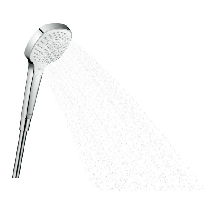 B-Ware Hansgrohe Handbrause Duschkopf Croma Select E Multi Weiß Chrom 110mm Kunststoff
