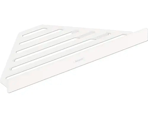 B-Ware Hansgrohe Ablage Duschkorb Seifenkorb Add Storis Weiß Matt Wandmontage Metall - 4059625296820