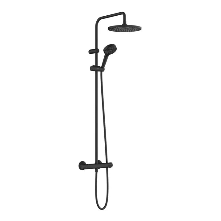 B-Ware Hansgrohe Showerpipe Duschsystem Regendusche 240 Thermostat Schwarz Siehe Text - 4059625425626