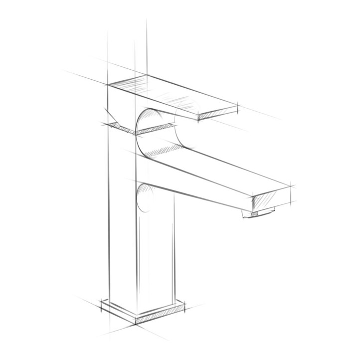 B-Ware Hansgrohe Waschtischarmatur Einhebelmischer Wasserhahn Chrom Metropol 110 135mm - 4011097812687