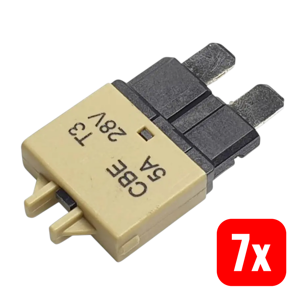 Hansor Sicherungsautomat Flachsicherung Circuit Breaker Standard 5 A 7 STÜCK - 4053199953035