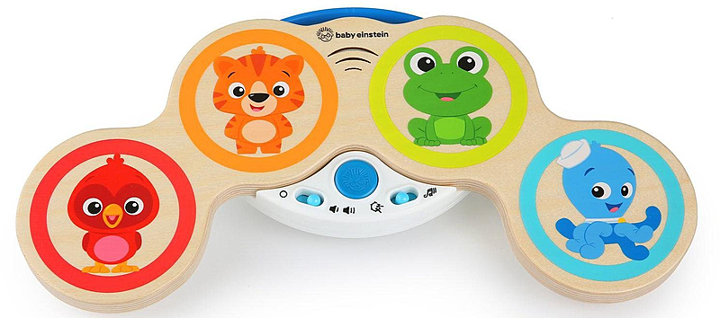 B-Ware Hape Baby Einstein Babytrommler Spiel Schlagzeug Holz Cap Touch Oberfläche - 6943478024861
