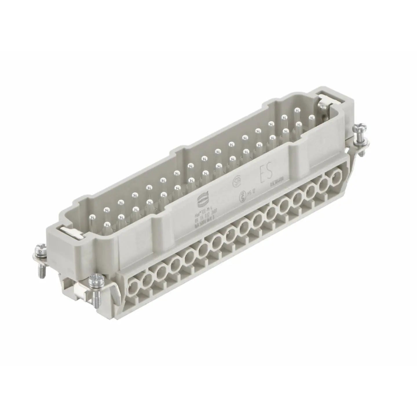 B-Ware Harting Stifteinsatz Kontakteinsatz Schraubanschluss Grau 32 Pol Thermoplast - 2050009721510