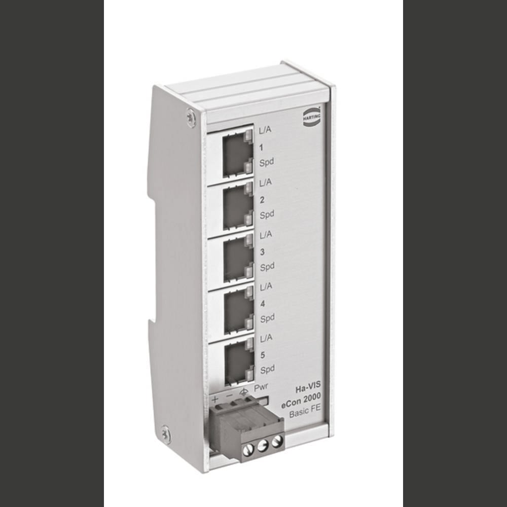 Harting Switch Verteiler Ethernet Umschalter Industrial Fast Ethernet unmanaged - 2050009647872