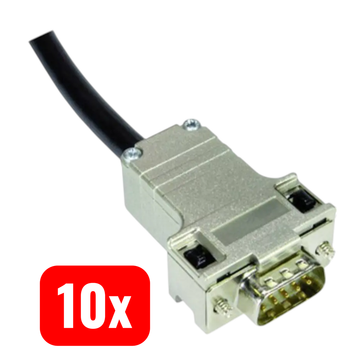 Harting Schalengehäuse 09670090446 Gehäuse D-Sub Metall Kunststoff 10 STÜCK - 2050006131435