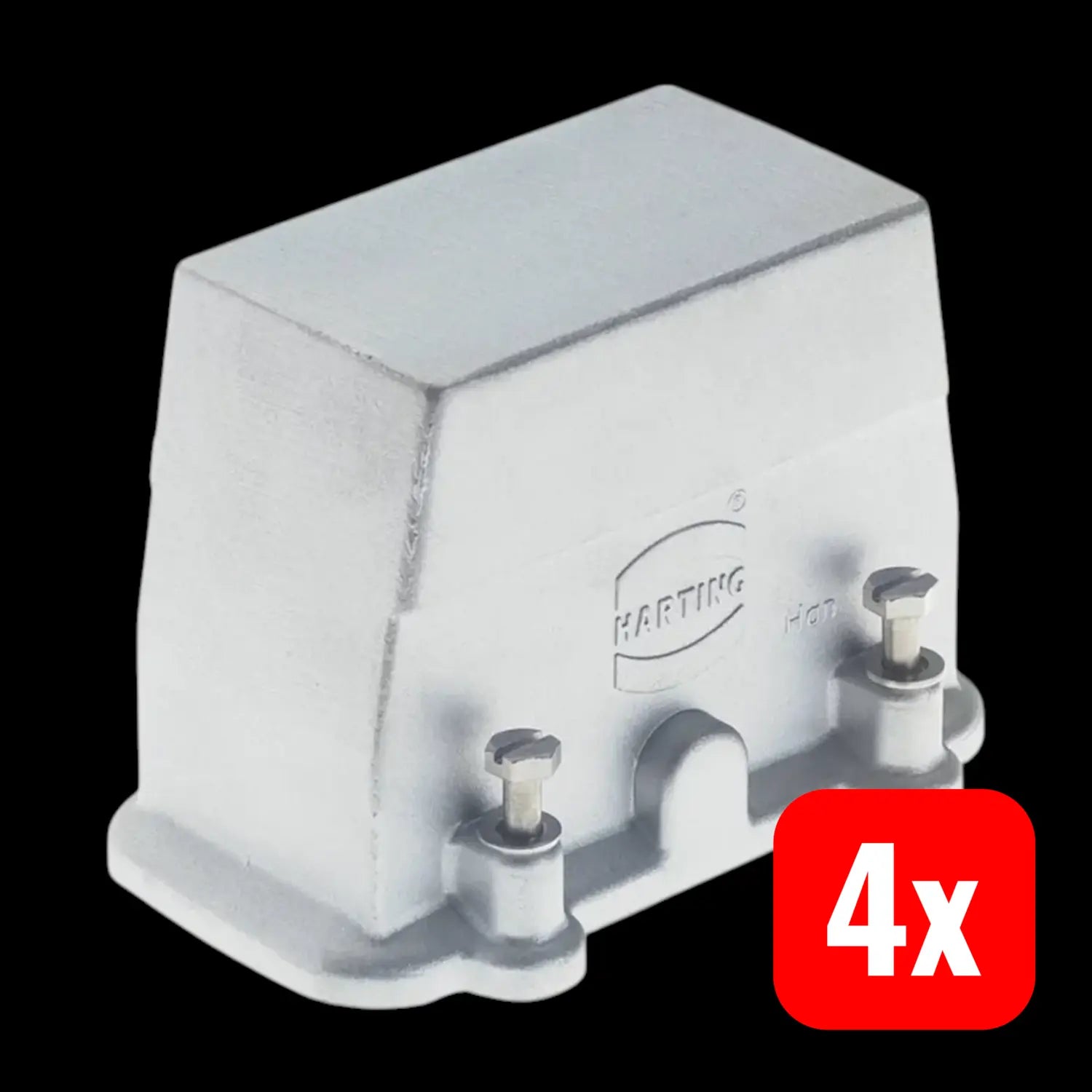 B-Ware Harting Tüllengehäuse Steckergehäuse Kabeleingang Seitlich Pg16 Alu 6 B 4 Stück - 2050009713751