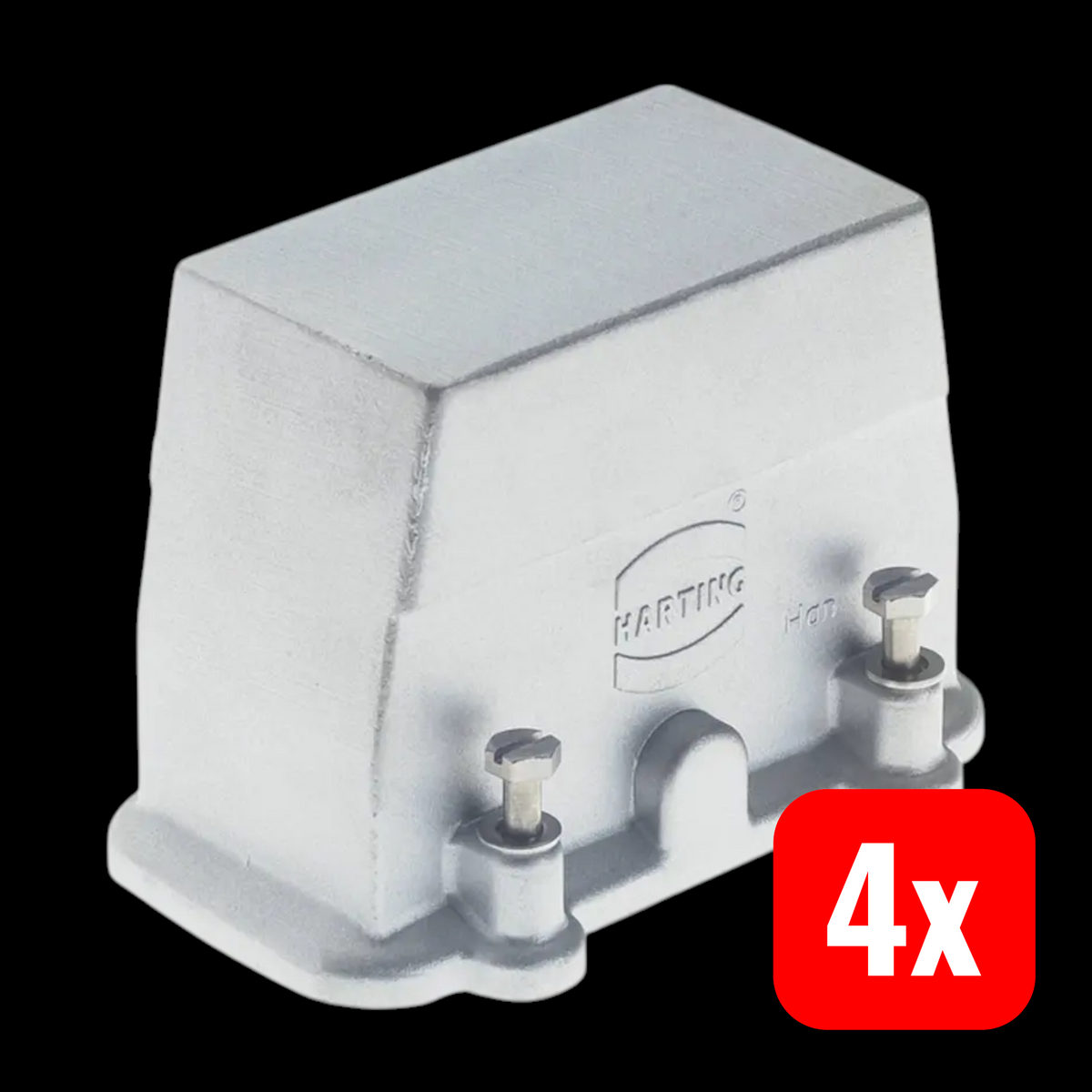 HARTING Tüllengehäuse Steckergehäuse Kabeleingang seitlich PG16 Alu 6 B 4 STÜCK - 2050009713751