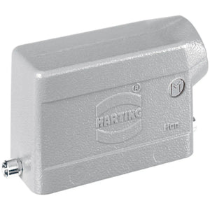 B-Ware Harting Tüllengehäuse Steckergehäuse Seitlicher Kabeleingang Aluminium M20 10 B