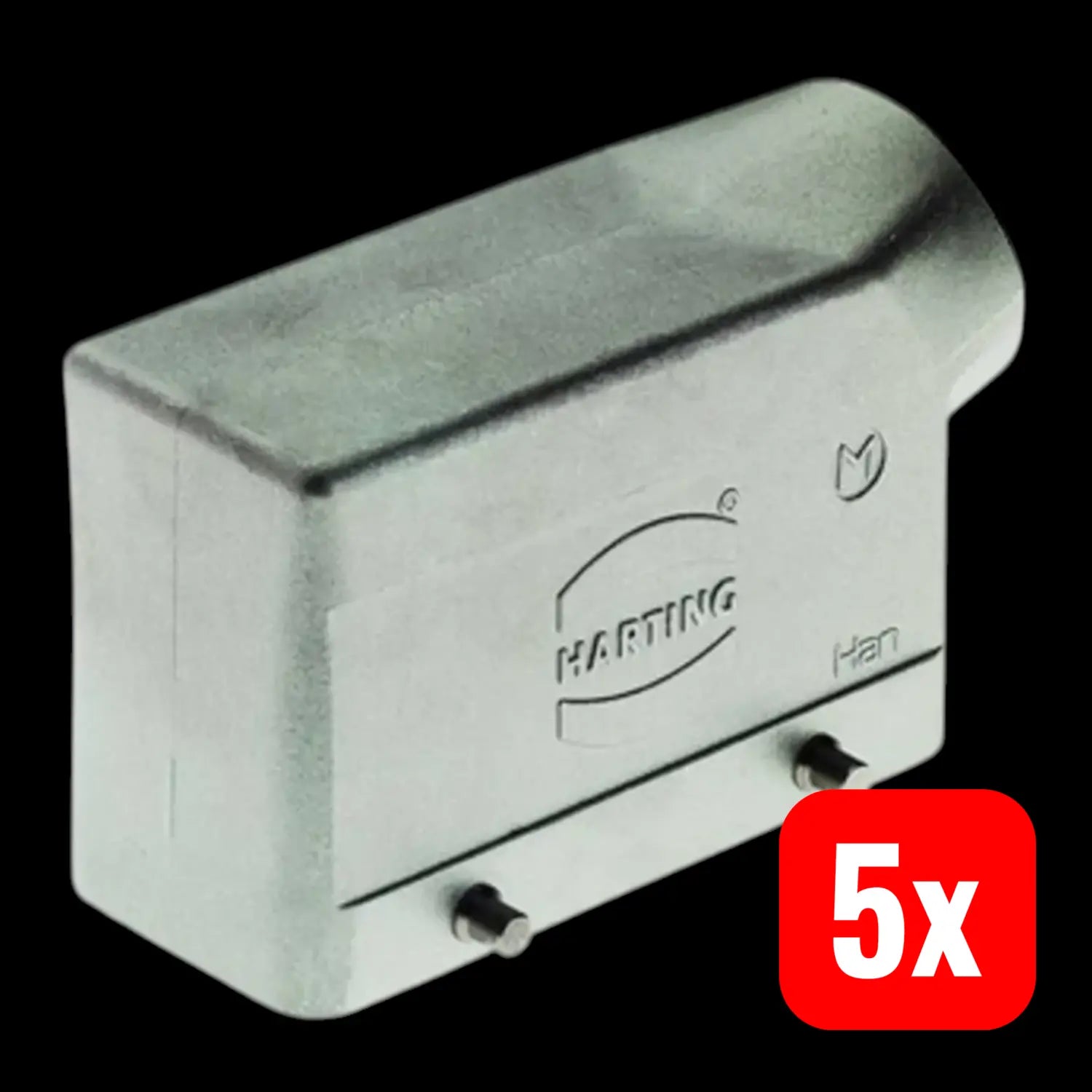 B-Ware Harting Tüllengehäuse Gehäuse Kabeleingang Han High Temp Aluminium 5 Stück - 2050006181614