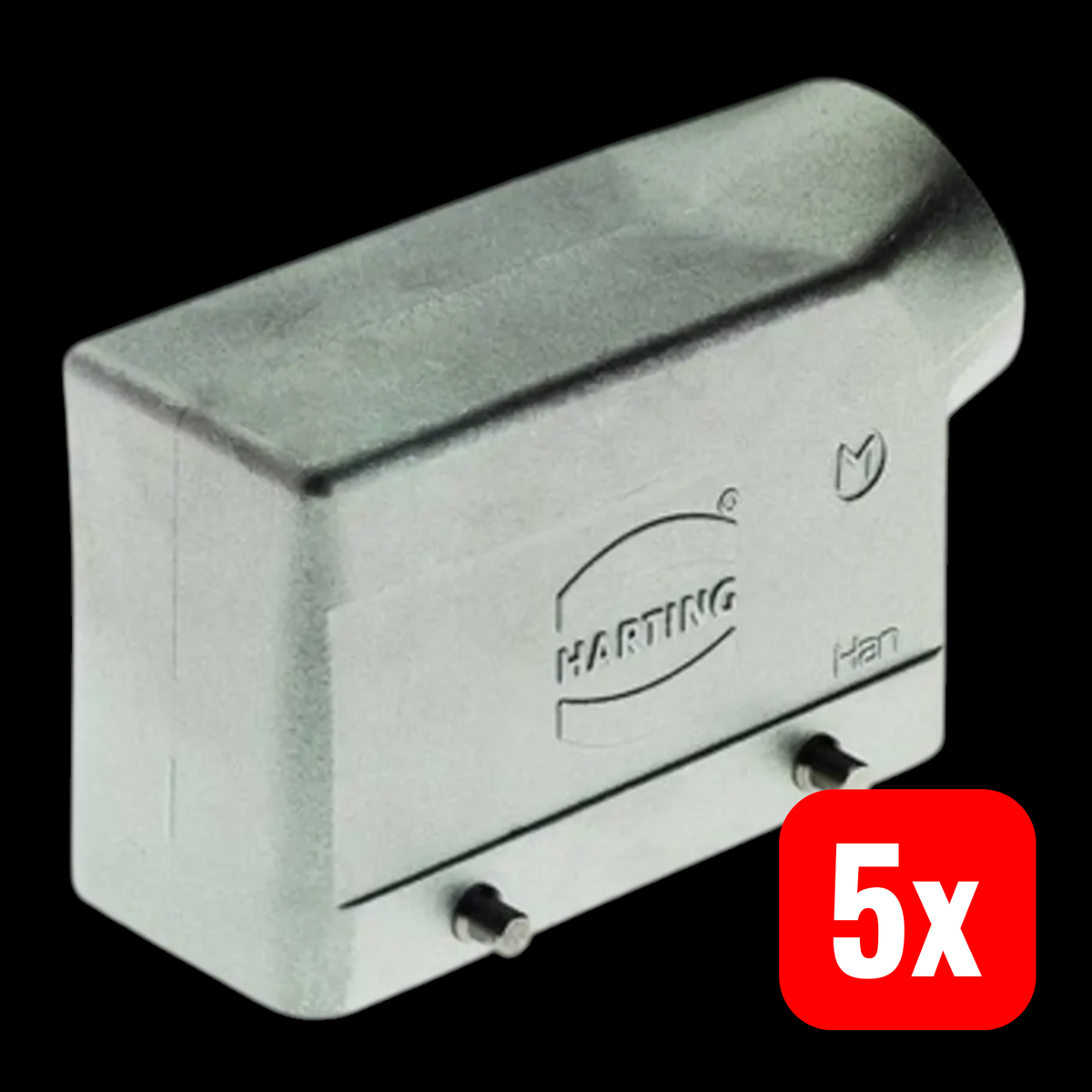 HARTING Tüllengehäuse Gehäuse Kabeleingang Han High Temp Aluminium 5 STÜCK - 2050006181614