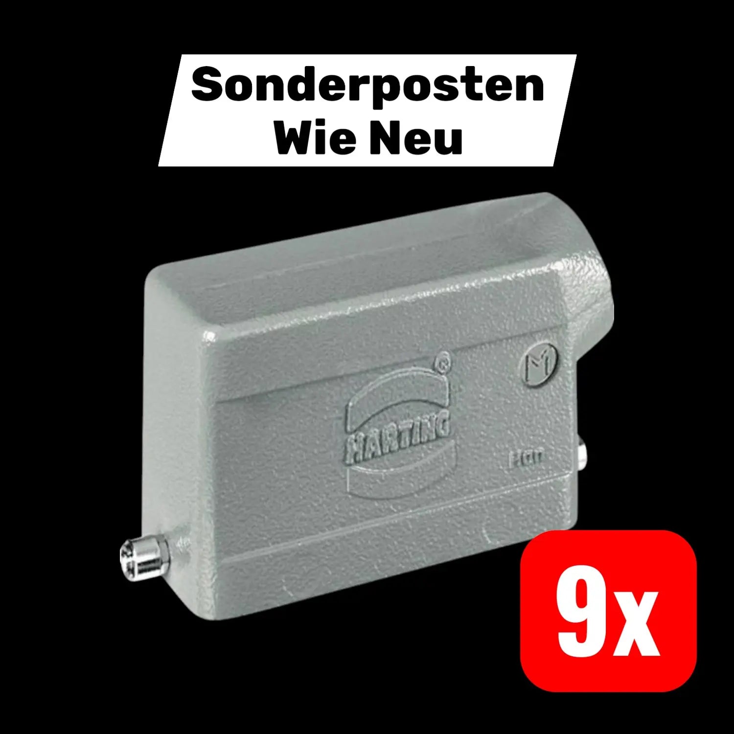 B-Ware Harting Tüllengehäuse 1930024154 Steckergehäuse Han 24 B Gs  9 Stück - 2050000251986