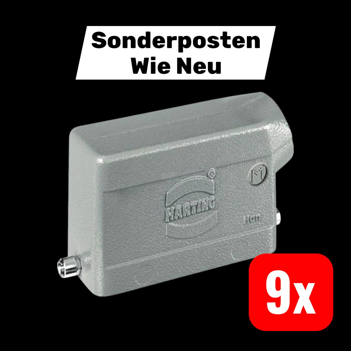 Harting Tüllengehäuse 1930024154 Han 24B-gs-R-M25 Grau 9 STÜCK - 2050000251986