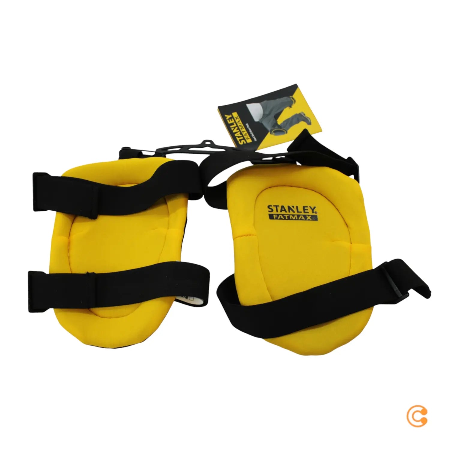 B-Ware Stanley Knieschoner Hartschalen Knieschuetzer Arbeitsschutz Outdoor Schwarz - 3253561829611