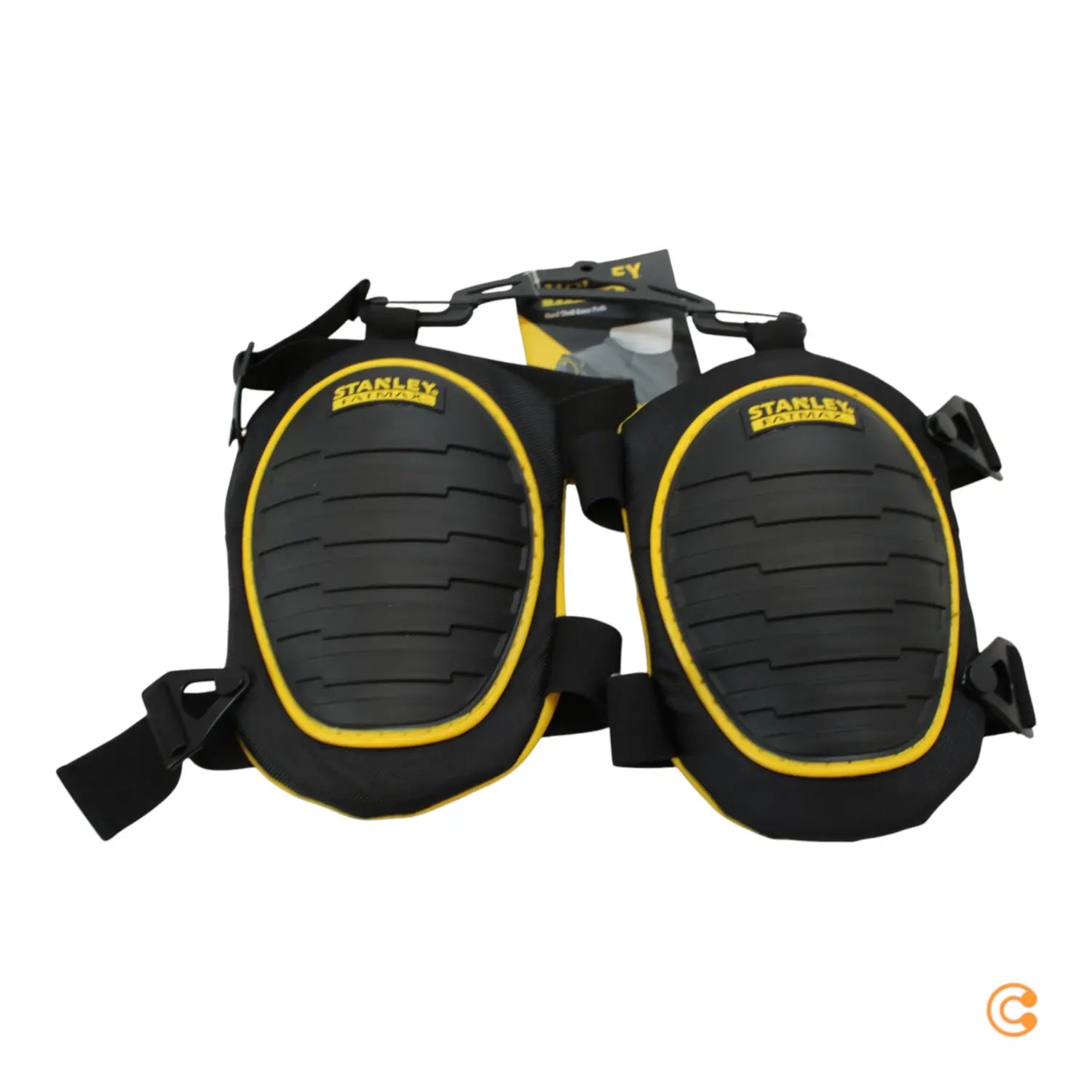 B-Ware Stanley Knieschoner Hartschalen Knieschuetzer Arbeitsschutz Outdoor Schwarz - 3253561829611