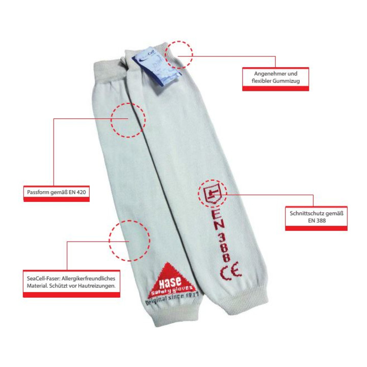 Hase Armcover Armschoner Sea Cell Uv Schutz Damen Sport Laufärmel Schwarz B-Ware - 4018949400009