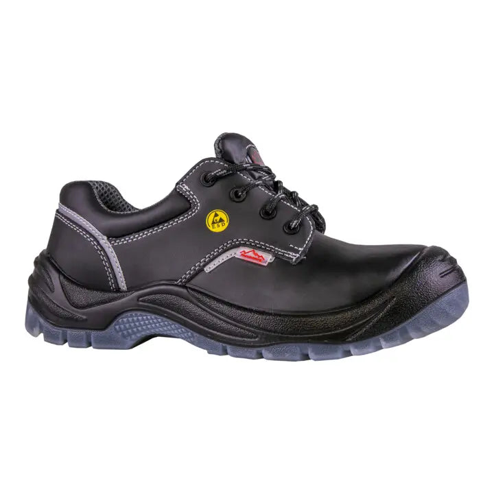 B-Ware Hase Sicherheitshalbschuh Arbeitsschuh S3 Rindleder Schwarz Größe 44 - 4018949874442