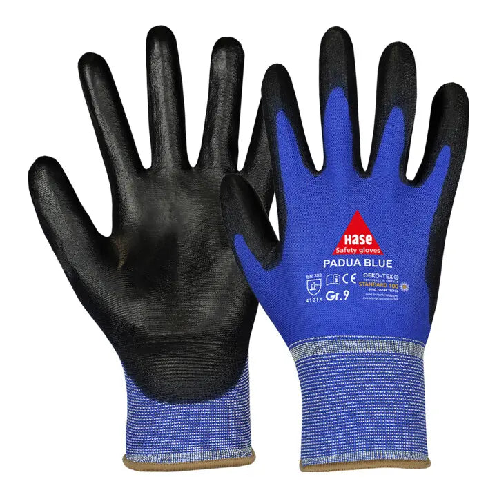 B-Ware Montagehandschuhe Arbeitshandschuhe Hase Padua Blue Nylon Größe 11 - 4018949996113
