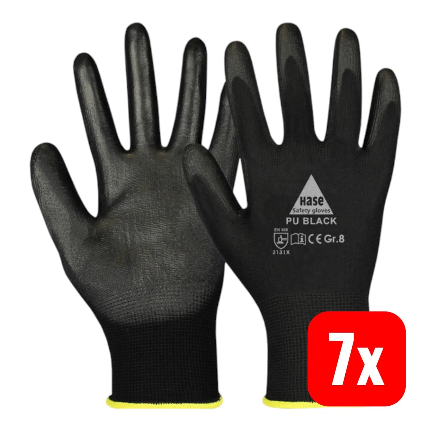 B-Ware Hase Montagehandschuhe Arbeitshandschuhe Größe 8 Handschutz  7 Sets - 4018949379220