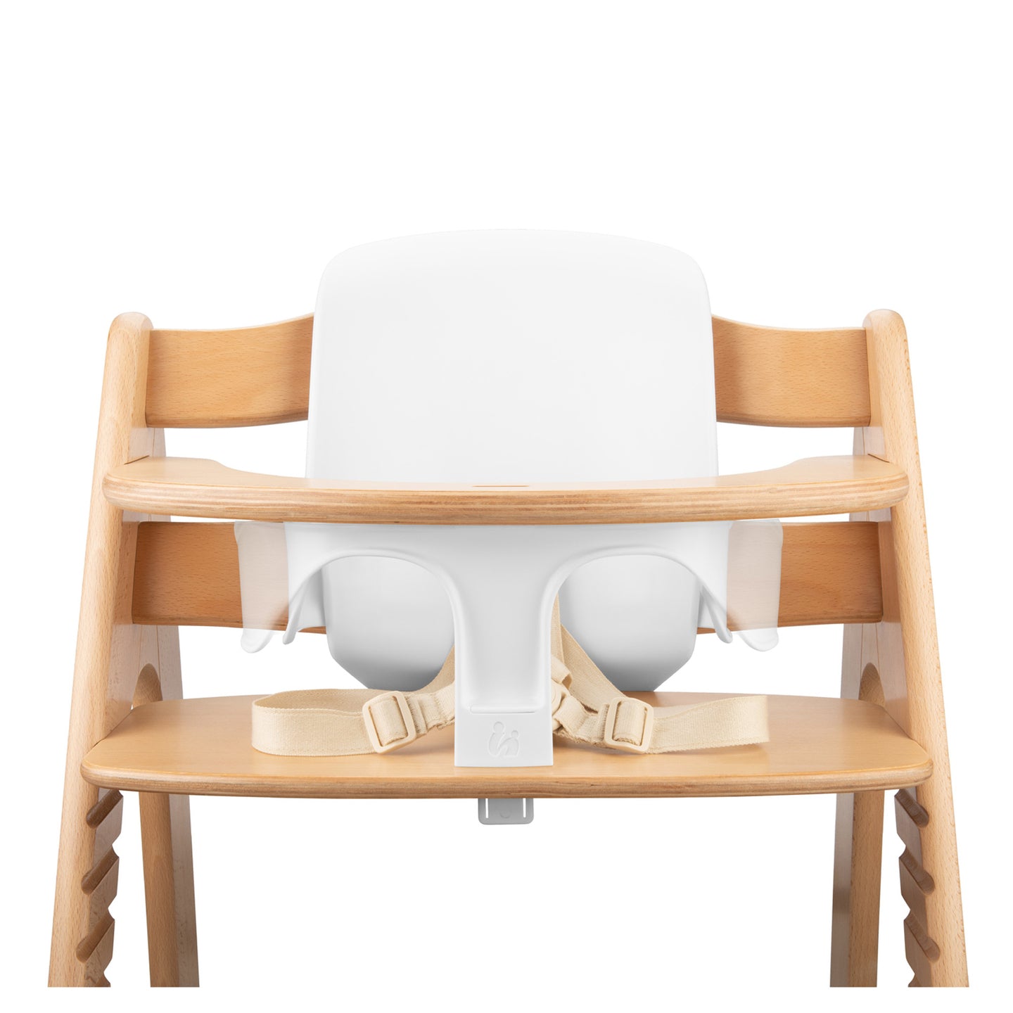 hauck Babysitz Sitz Hochstuhl weiß Holzhochstuhl Breitenverstellung ab 6 Monate - 2000586678400