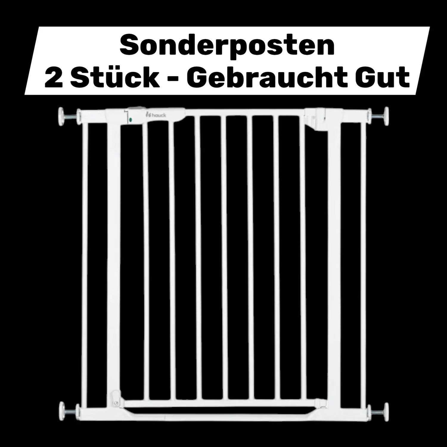 B-Ware Hauck Clear Step Autoclose 2 Treppenschutzgitter 75 80cm Sonderposten 2 Stück - 4007923597477