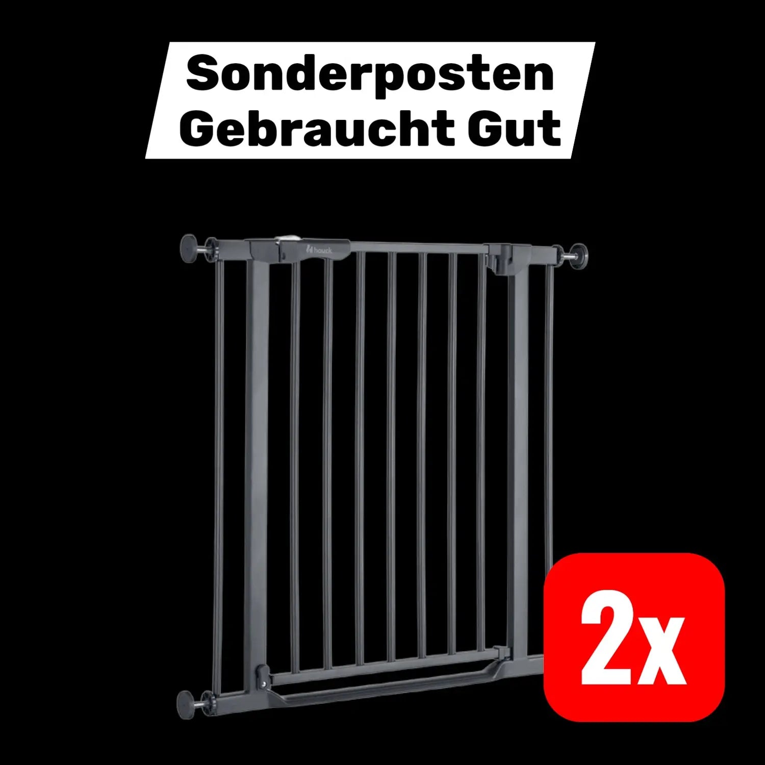 B-Ware Hauck Türschutzgitter Clear Step Treppenschutzgitter Türgitter Autoclose 2 St987 - 4007923597446