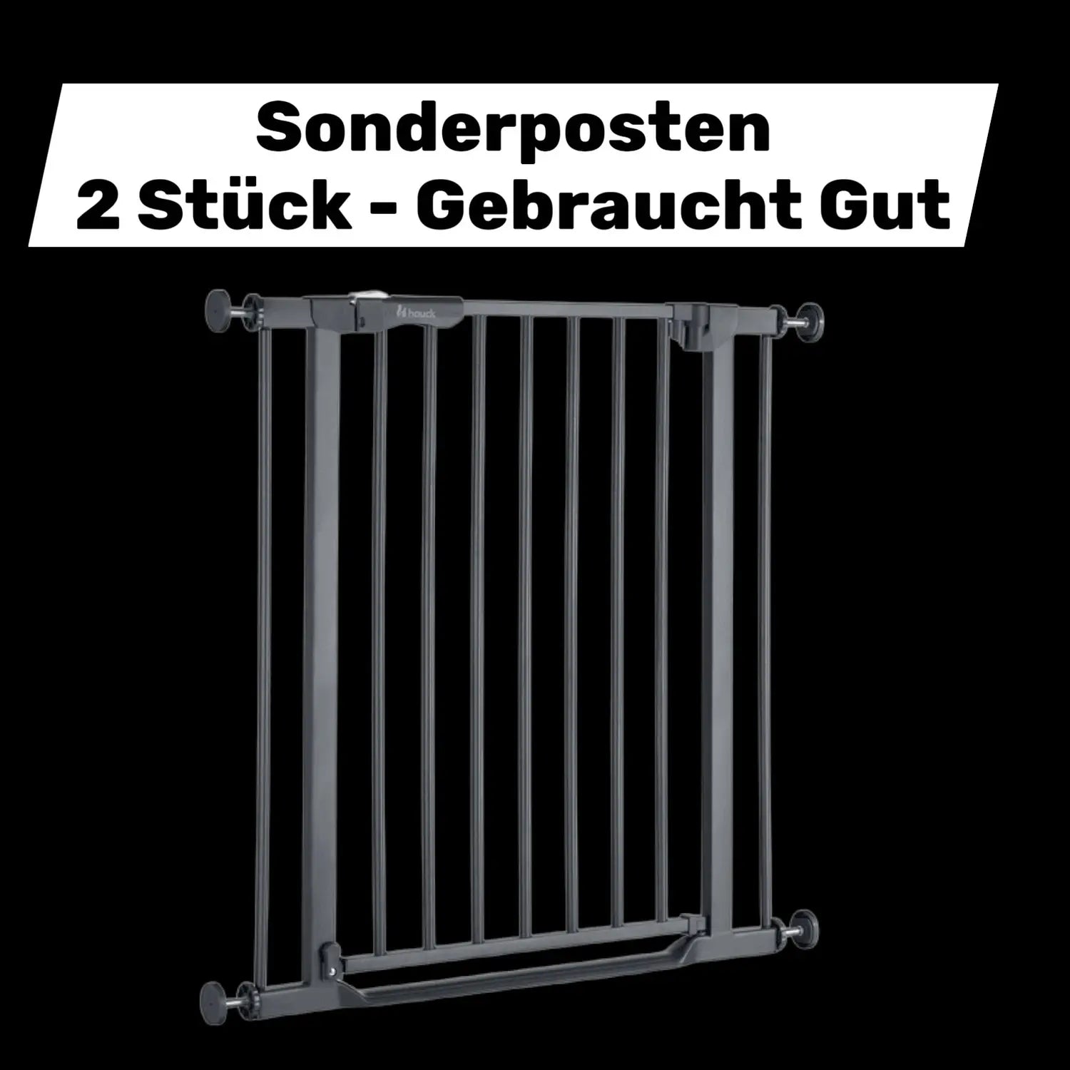 B-Ware Hauck Türschutzgitter Clear Step Treppenschutzgitter Türgitter Autoclose 2 Stück - 4007923597446