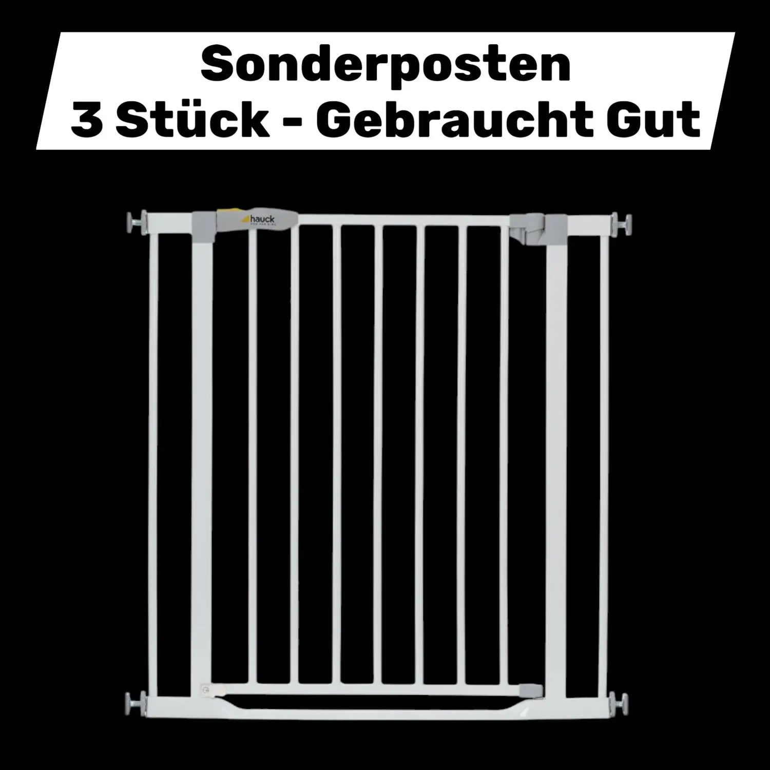 B-Ware Hauck Clear Step Türschutzgitter Treppenschutzgitter Sonderposten 3 Stück - 4007923597422