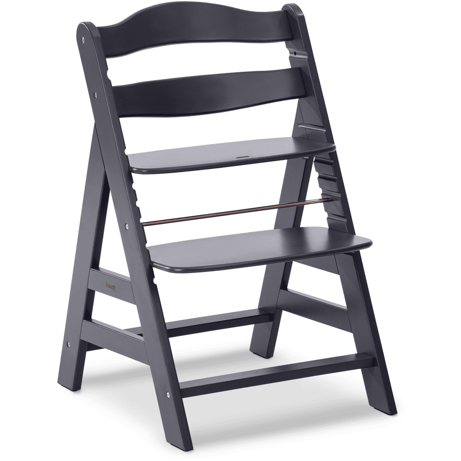Hauck Hochstuhl Alpha Kinderhochstuhl Kinderstuhl Holzhochstuhl Dunkelgrau B-Ware - 4007923661406
