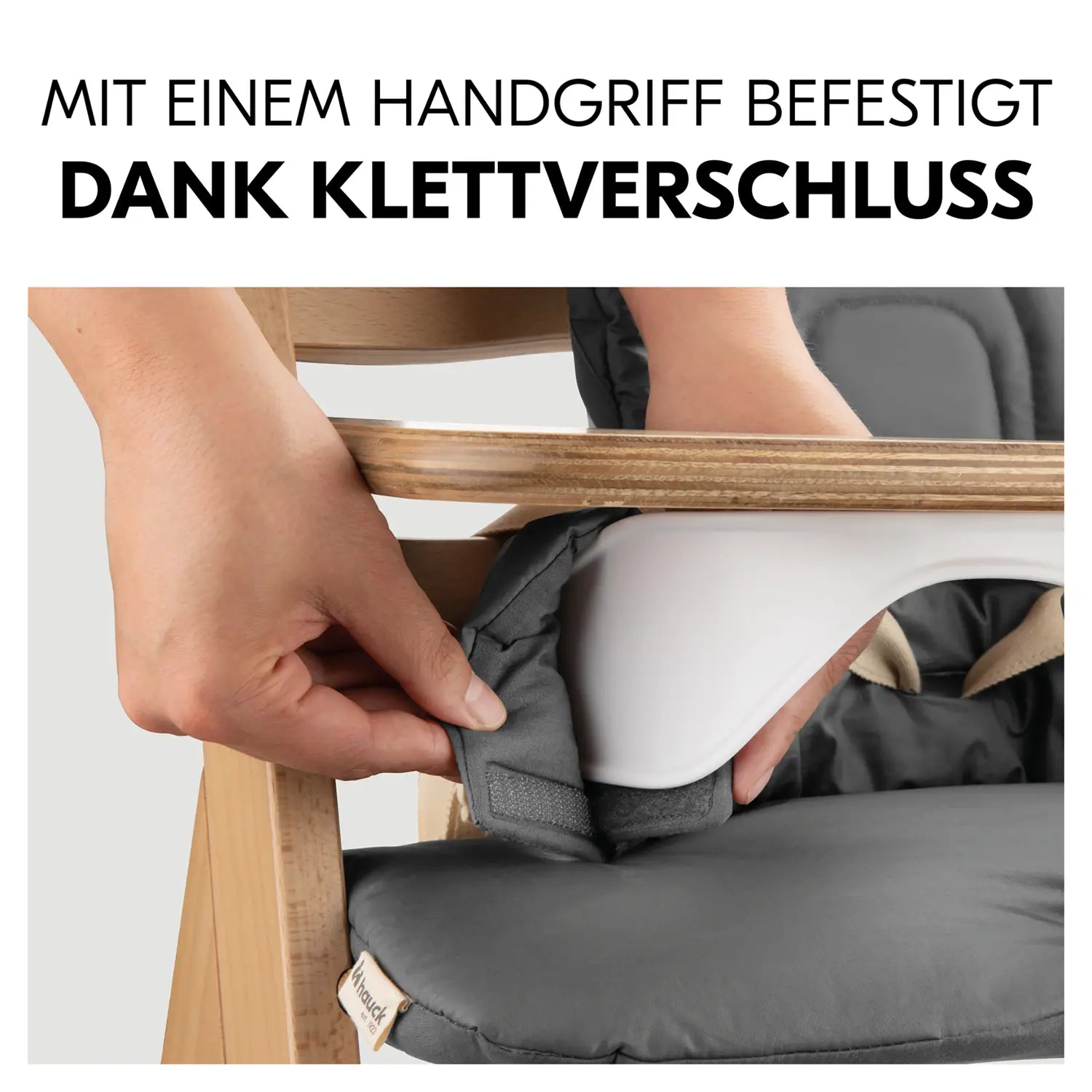 B-Ware Hauck Sitzkissen Kissen Hochstuhl Polster Dark Grey Alpha Beta Arketa Holzstuhl - 4007923667804