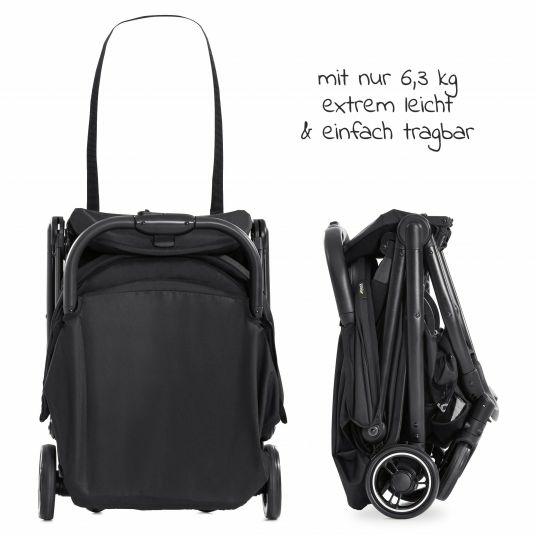 B-Ware Hauck Reisebuggy Swift X Buggy Kinderwagen Kinderbuggy Einhand Autofold Black - 4007923160138