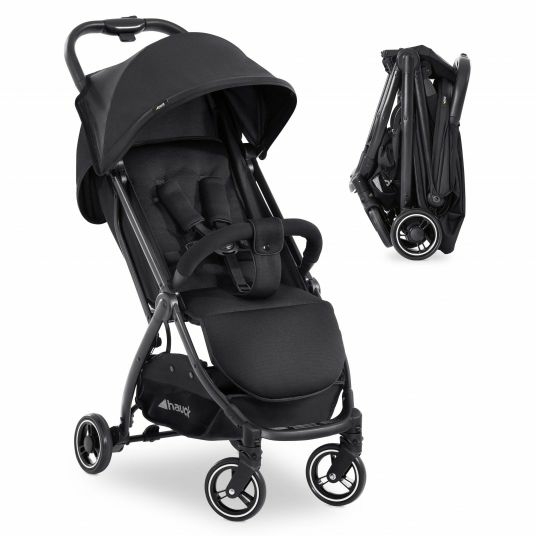 B-Ware Hauck Reisebuggy Swift X Buggy Kinderwagen Kinderbuggy Einhand Autofold Black - 4007923160138