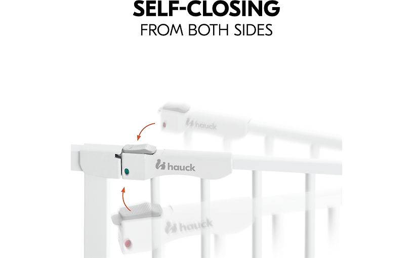 Hauck Türschutzgitter Schutzgitter Clear Step Autoclose 2 Set Verlängerung Weiß - 4007923597491