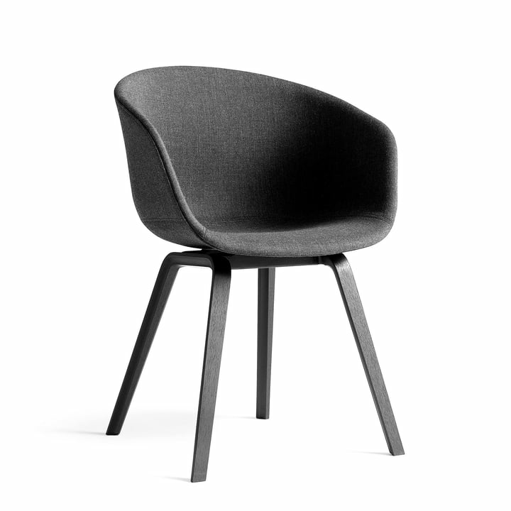 B-Ware Hay About A Chair Aac 23 Lehnstuhl Stuhl Designer Eiche Schwarz Dunkelgrau - 4251384205772