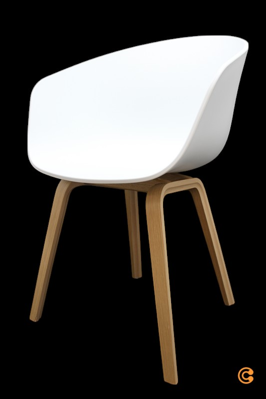 Hay About A Chair Aac 22 Eiche Lackiert White Stuhl Sitzmöbel Siehe Text/Foto B-Ware - 5710441346906
