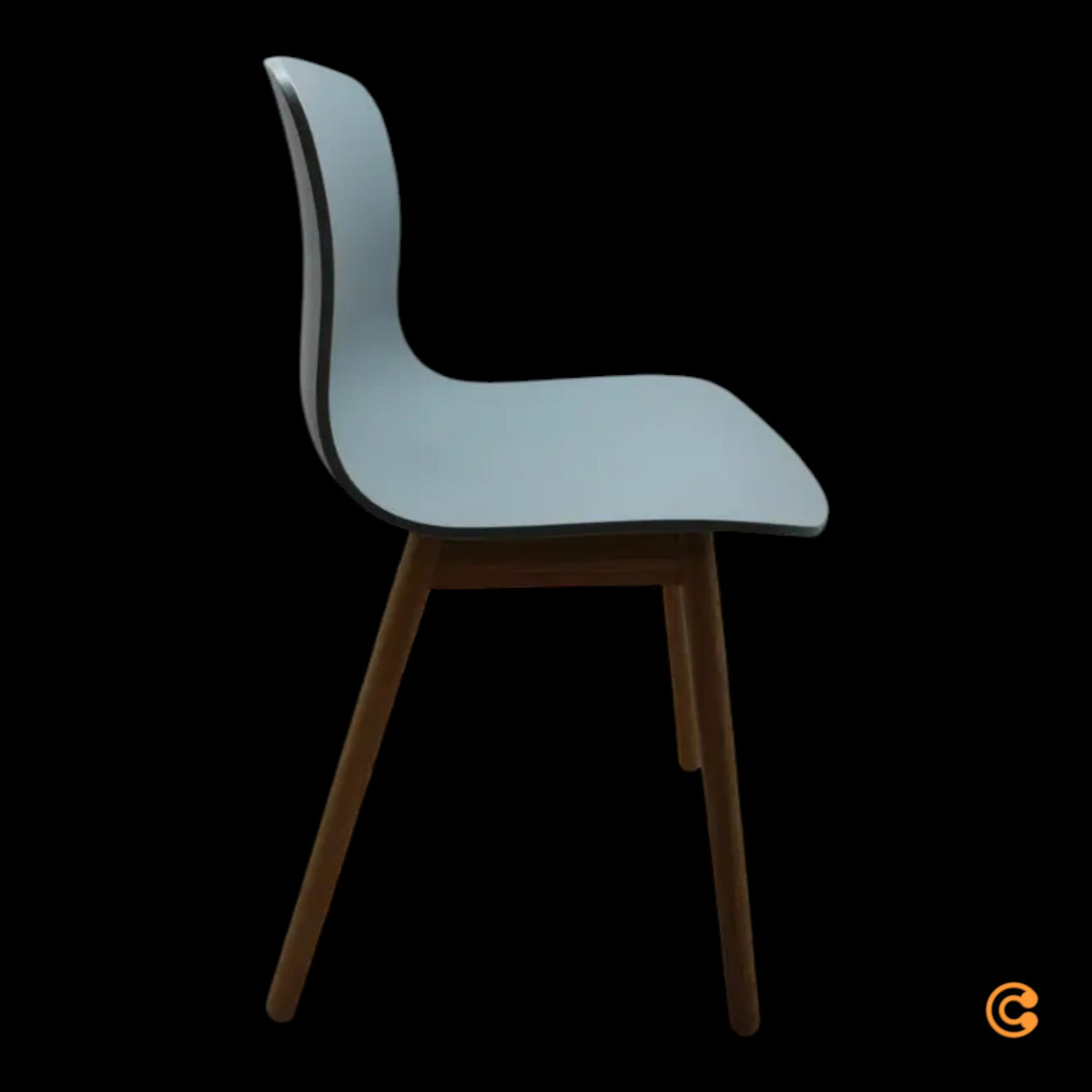 HAY About A Chair Stuhl AAC 12 Eiche lackiert dusty blue 2.0 SIEHE TEXT/FOTO - 5710441379125