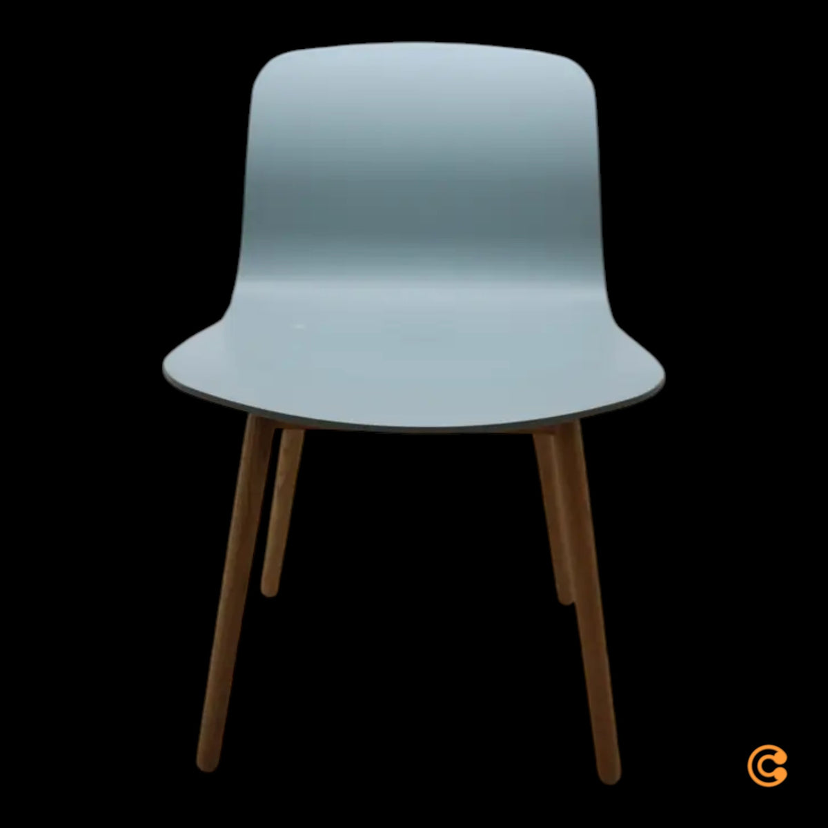 HAY About A Chair Stuhl AAC 12 Eiche lackiert dusty blue 2.0 SIEHE TEXT/FOTO - 5710441379125