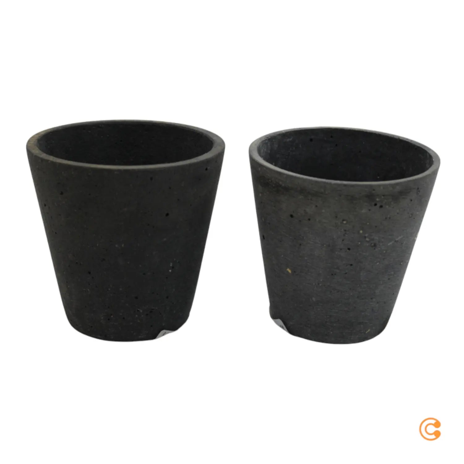 B-Ware Hay Blumentöpfe S 11cm Topf Pflanztopf Anthrazit Beton Steinzeug Siehe Text/Foto