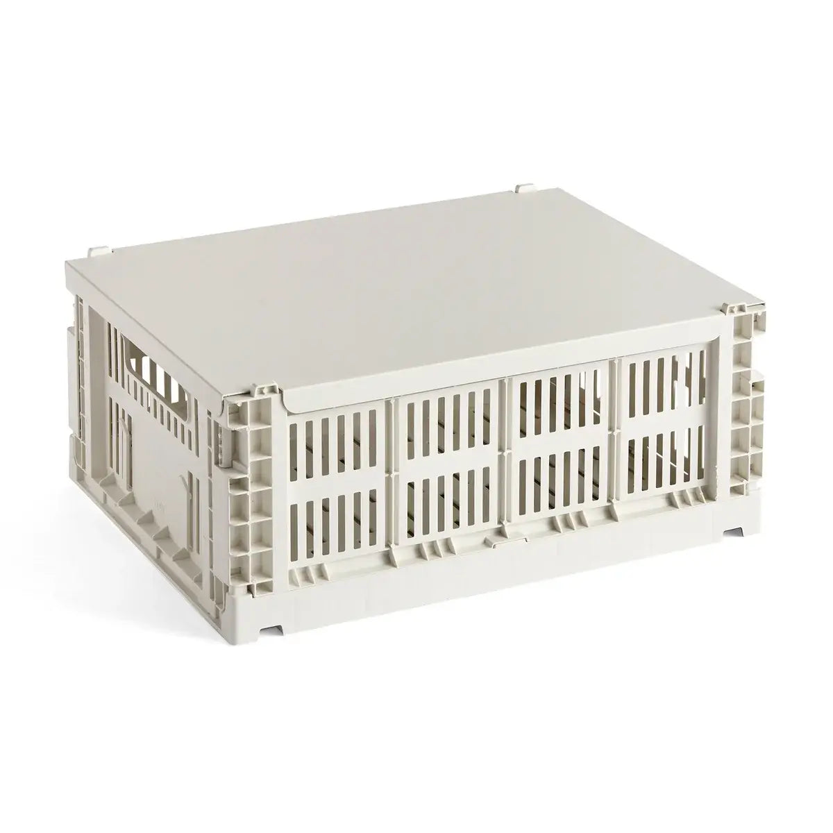 B-Ware Hay Deckel Abdeckung Colour Crate L Aufbewahrung Box Soft Blue Stahl Blau - 5710441362166