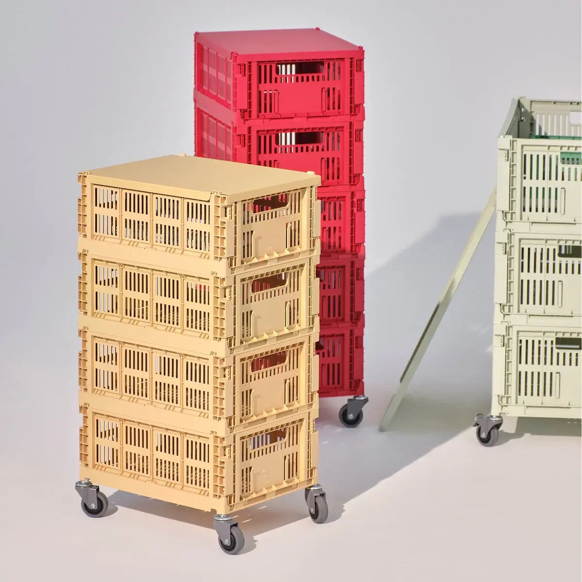 B-Ware Hay Deckel Abdeckung Colour Crate L Aufbewahrung Box Soft Blue Stahl Blau - 5710441362166