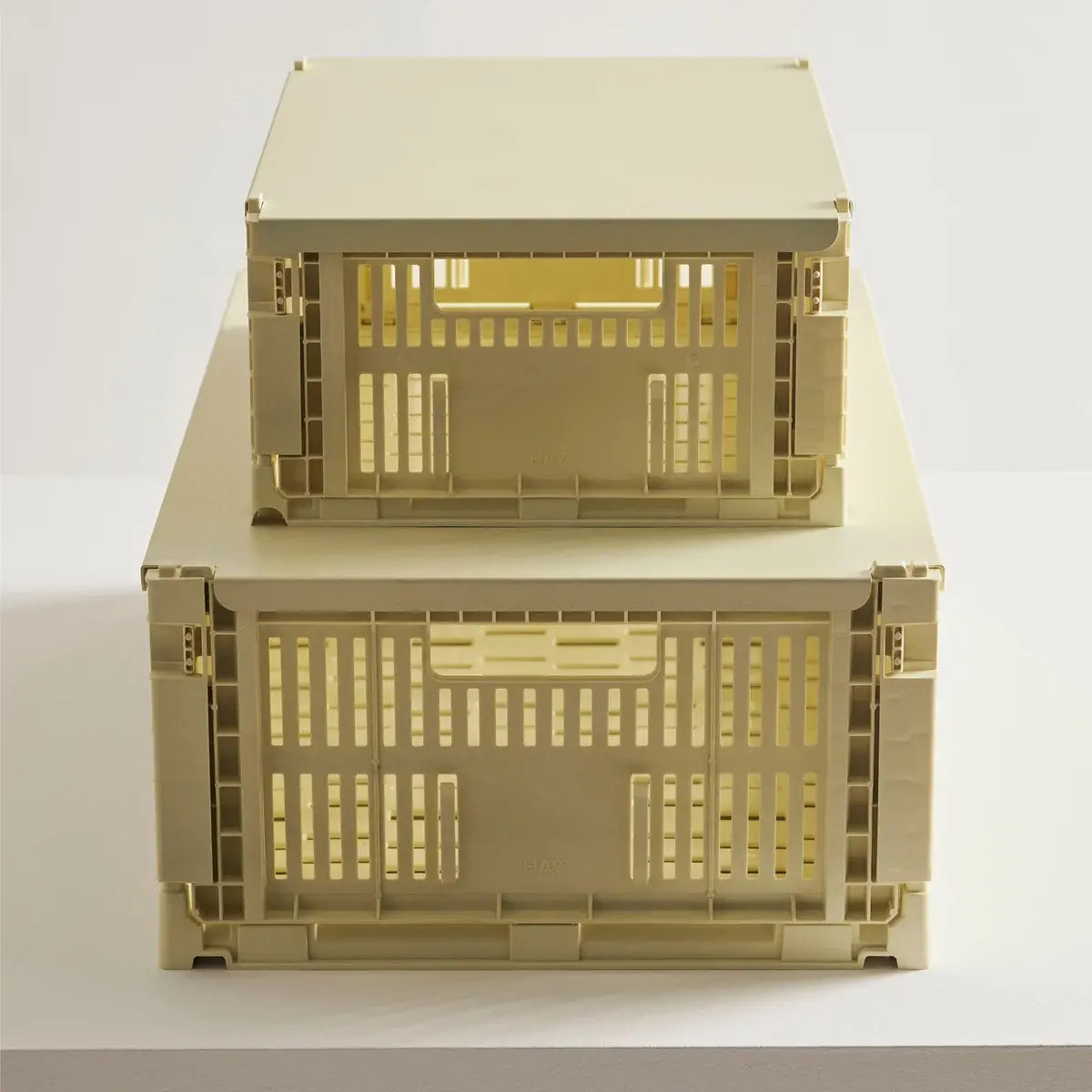 B-Ware Hay Deckel Abdeckung Colour Crate L Aufbewahrung Box Soft Blue Stahl Blau - 5710441362166