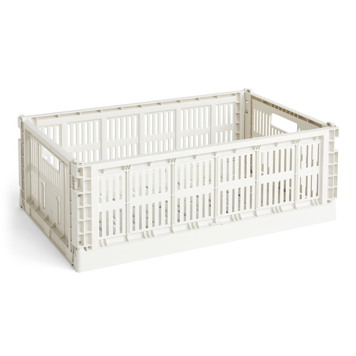 B-Ware Hay   Colour Crate Korb L 53 X 34,5 Cm Off White Recycled 3 Stück - 5710441301400