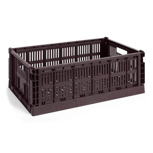 B-Ware Hay Korb Aufbewahrungskorb Kiste Colour Crate L Bordeaux Recycled Polypropylen