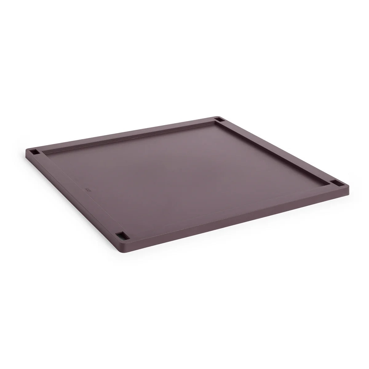 HAY Colour Crate Square Deckel L bordeaux 43x43cm aus recycled PP - 5710441420538