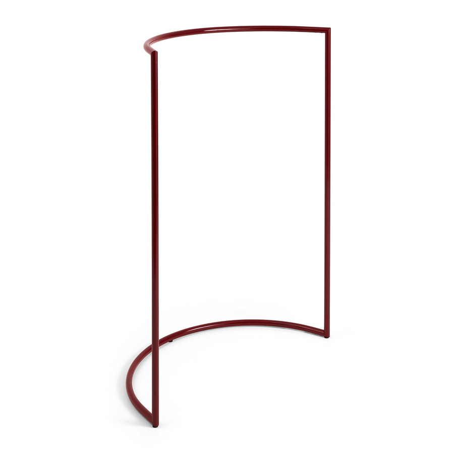 Hay Garderobe Kleiderständer Colour Rack Rot Garderobenständer C Form Design B-Ware - 5710441349112