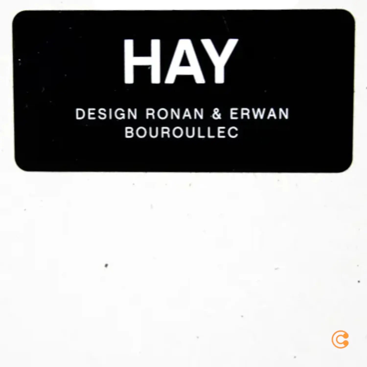 B-Ware Hay Copenhague Cph20 Tischplatte ø70 Cm Schwarzes Linoleum Ersatztischplatte  - 1