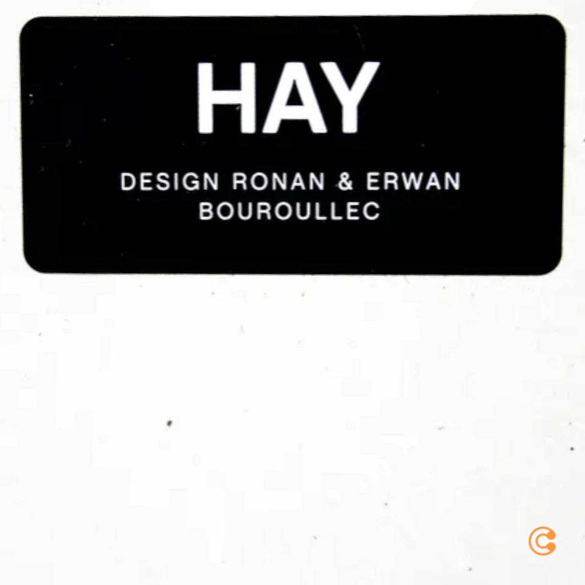 Hay Copenhague CPH20 Tischplatte Ø70 cm Schwarzes Linoleum Ersatztischplatte - 1
