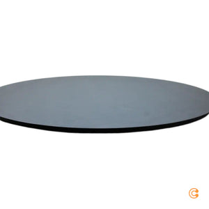 B-Ware Hay Copenhague CPH20 Tischplatte Ø70 cm Schwarzes Linoleum Ersatztischplatte